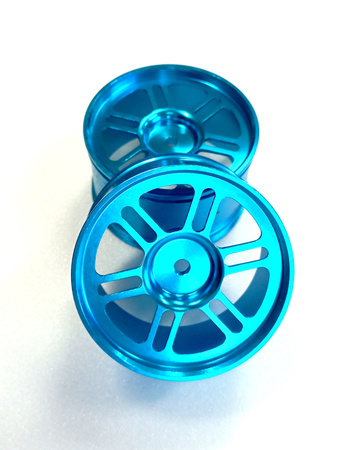 HSP 83903- felgi aluminiowe niebieskie (szerokie) 2szt - HEX 12MM