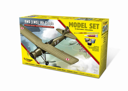 RWD (LWS) 14b Czapla Liaison plane / Samolot towarzyszący (Model Set) 1:72 | 872061 MIRAGE