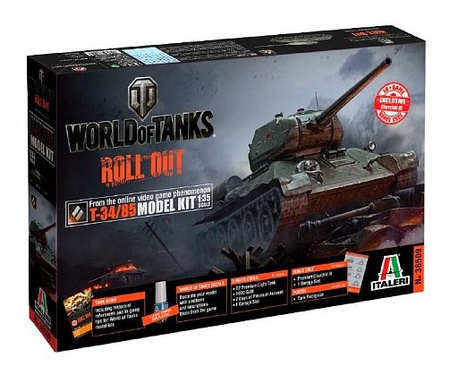 T-34/85 WORLD OF TANKS 1:35 | Italeri 36509
