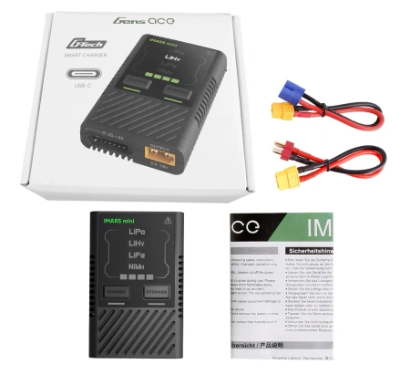 Ładowarka Uniwersalna Gens Ace iMars Mini G-Tech USB-C 2-4S 60W RC Battery Charger | GEA60WE2