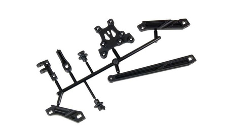 Przedni i tylny wspornik płyty podwoziowej mugen E2107