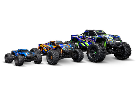 Traxxas Mini Maxx BL-2S 4WD 1/12 Czarny Model Zdalnie Sterowany | 107154-1-BLK
