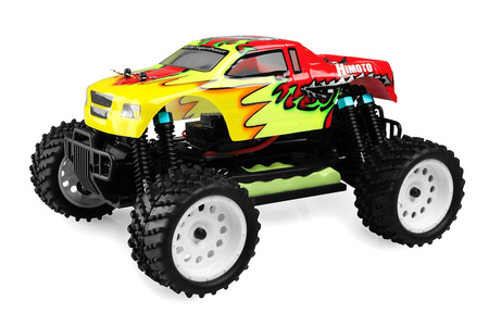 Monster Truck 1:16 EXM-16 Electric 4WD RTR 2,4 GHz (czerwony) - HIMOTO