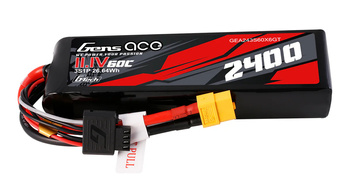 Pakiet LiPo 2400mAh 11,1V 3S1P 60C XT60 G-Tech | GEA243S60X6GT GENS ACE