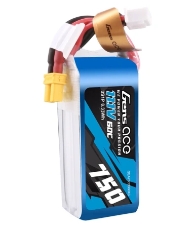 Akumulator LiPo 750mAh 11,1V 60C 3S1P XT30 | GEA7503S60X3 GENS ACE