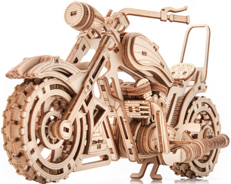 Little Story Drewniane Puzzle Model 3D Motocykl Yankee Chopper Motor 21x7,1x10,4cm | E024