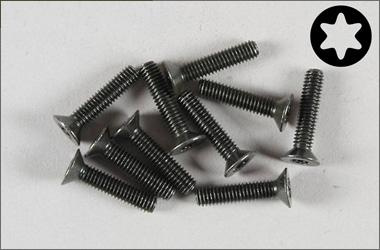 Śruby M4x16mm 10szt. (stożkowa główka, torx) - FG 6920/16