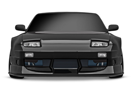 Traxxas 4-Tec Drift Nissan 240SX RWD 1:10 Czarny Samochód Zdalnie Sterowany Model RC | 105247-4-BLK