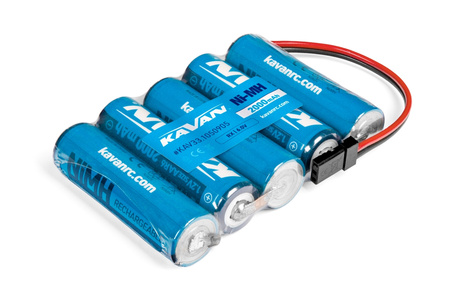 Akumulator NiMH AA 6,0V 2000mAh RX Płaski | KAV33.1050905 KAVAN