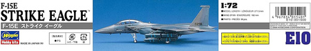 F-15E Strike Eagle (U.S. Air Force Fighter / Attacker) 1:72 | E10-00540 HASEGAWA