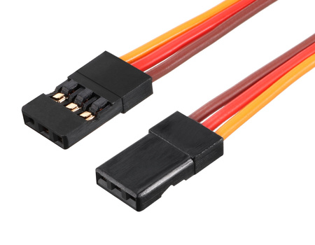 Przedłużacz serwa (male to male) prosty JR 15cm (26AWG/0,25mm2)