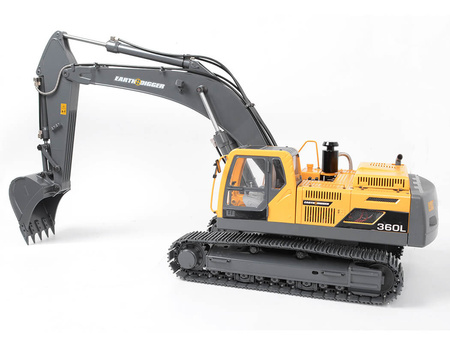 Koparka Hydrauliczna 360L RC 8CH 2,4GHz 1/14 Zdalnie Sterowana Maszyna Budowlana | VV-JD00016 RC4WD