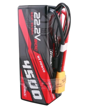 Gens ace G-Tech 4500mAh 6S1P 22.2V 60C HardCase RC car Lipo Battery 14#