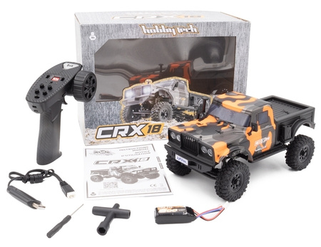 Hobbytech CRX18 Crawler 4WD 1/18 Niebieski Samochód Zdalnie Sterowany Model RC | 1.CRX18-BL