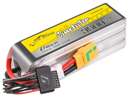 Akumulator LiPo 3500mAh 22,2V 150C 6S1P XT90 G-Tech Cinelifter | TAA35006S15X9 TATTU