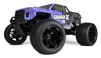 HPI Racing Savage X 1:8 4.6 Nitro GT-6 2,4GHz RTR Niebieski Spalinowy Samochód Zdalnie Sterowany Model RC | HPI160585