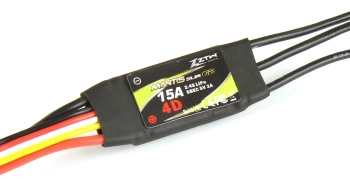 Regulator Obrotów ESC Bezszczotkowy ZTW Mantis Slim G2 15A 2-4S SBEC | ZTWSLIM15