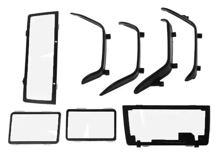 Karoseria Jeep Wrangler Cherokee Crawler Hard Body Twarda 1/10 Czarna | 001176