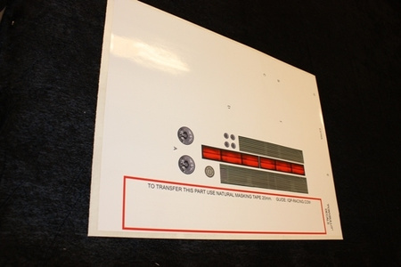 Komplet naklejek do Mustanga (białe) - 04-13 IQP Racing