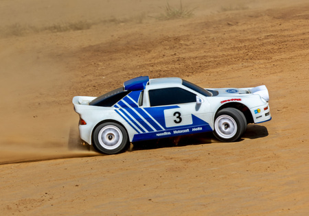 Traxxas Mini Rally VXL Ford RS200 4X4 1:12 Niebieski Samochód Zdalnie Sterowany Model RC | 108046-1-BLUE
