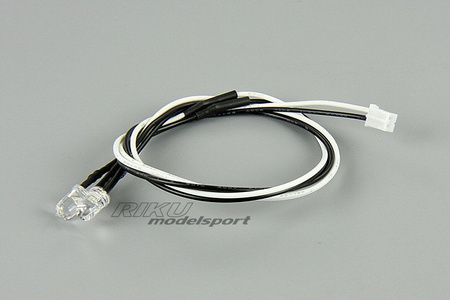 Proste Oświetlenie LED - Białe (2 DIODY 5mm) - QS1101144WT