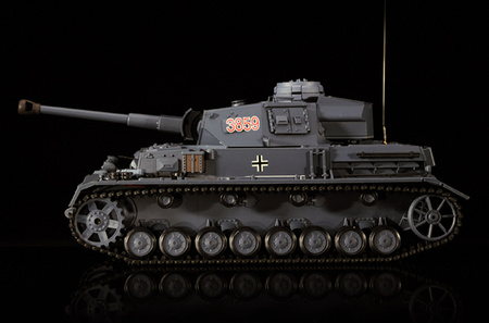 Czołg Zdalnie Sterowany German Panzerkampfwagen IV PzKpfw. IV Ausf. F2 Sd Kfz 161/1 1:16 RTR 2,4Ghz Model RC | 3859-1B HENG LONG