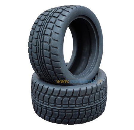 Opony z wkładami 1:12 (2szt.) - radialne - CPE071-4000