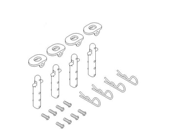 Słupki karoserii, komplet (CNT) - 205259