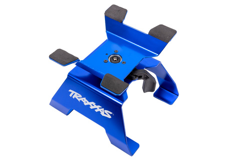Podstawka Serwisowa RC 360° Aluminiowy Stojak Obrotowy 1/8 1/10 | 8796-BLUE TRAXXAS