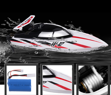 Ocean Explorer W-12 Motorówka Zdalnie Sterowana Model RC 2,4GHz | WL912A WLTOYS