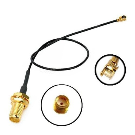 Przejściówka SMA jack <-> I-PEX FrSky (150mm) | 7677