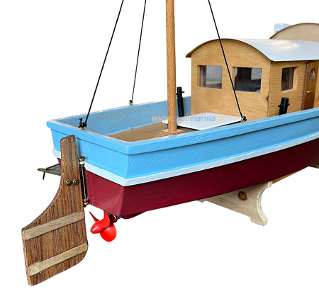 Kuter Rybacki Drewniany RC 640mm