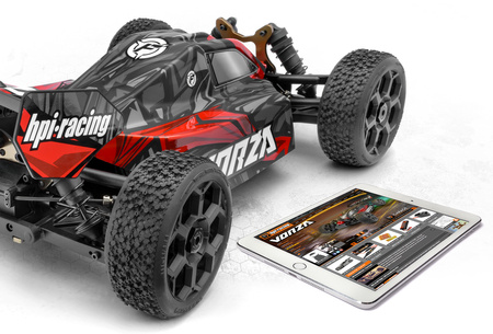 VORZA BUGGY FLUX 4WD 6S 1/8 Czerwony | 160178 HPI