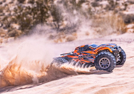 Traxxas Mini Maxx BL-2S 4WD 1/12 Czarny Model Zdalnie Sterowany | 107154-1-BLK