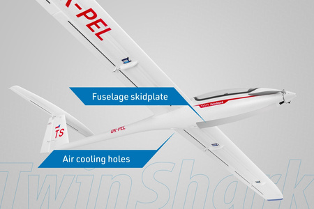 Motoszybowiec Kavan 304TS TwinShark 2700mm ARF Samolot Zdalnie Sterowany Model RC | KAV02.8077