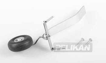 Podwozie ogonowe duralowe z kołem 42 mm - Pelikan