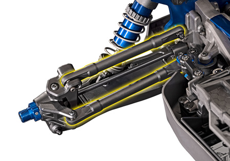 Traxxas Sledge 6S 4X4 1:8 Czerwony Samochód Zdalnie Sterowany Model RC | 95096-4-RED
