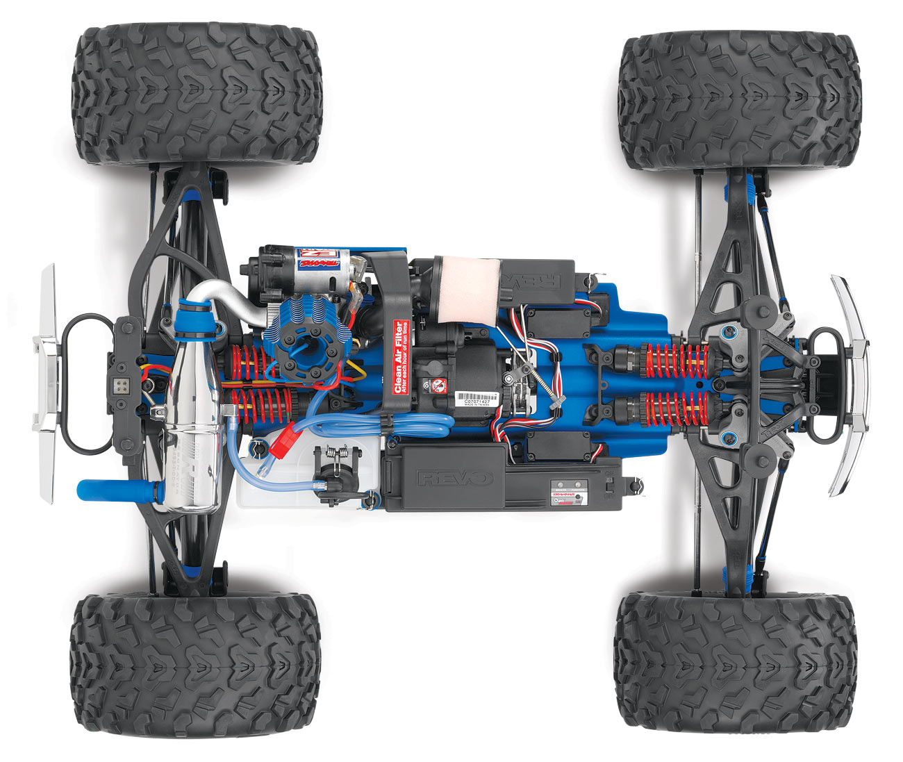 Traxxas Revo 3.3 Nitro RC Monster Truck Model Spalinowy Niebieski | 53097-3 pol_pl_Traxxas-Revo-3-3-Nitro-RC-Monster-Truck-Model-Spalinowy-Niebieski-53097-3-1016601_5
