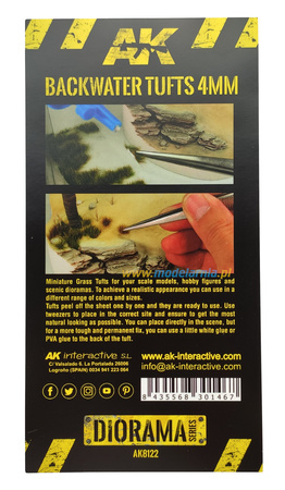 Kępki traw cofkowe (4mm) | AK8122