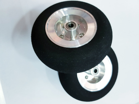 Koło piankowe (Aluminiowe, łożyskowane) 80mm
