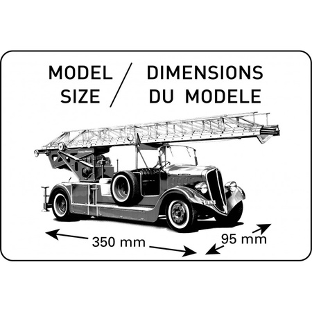 Camion de Pompiers Delahaye Type 103 1:24 | Heller 80780