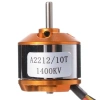 Silnik Bezszczotkowy A2212 10T 1400KV 2-3S 180W 16A Wał 3,17mm Ciąg 940g