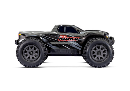 Traxxas Mini Maxx BL-2S 4WD 1:12 Czarny Samochód Zdalnie Sterowany Model RC | 107154-1-BLK