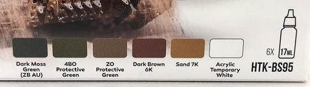Zestaw farb akrylowych (WW2 SOVIET AFV) | HTK-BS95 HATAKA