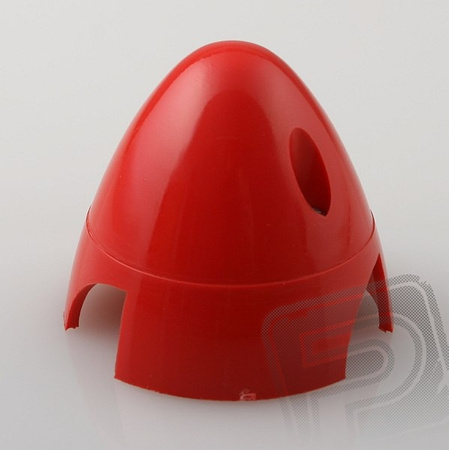 Kołpak plastikowy 3 Łopatowy 57 mm (CZERWONY)