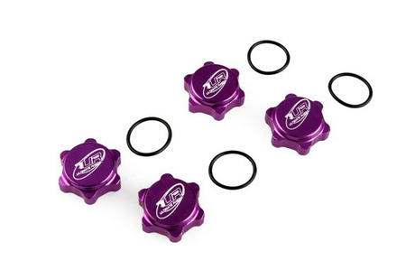 Nakrętki do kół BSC fioletowe (4szt.) | UR0233C ULTIMATE