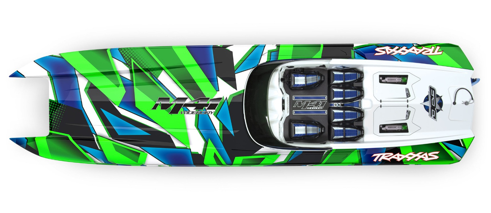 Traxxas DCB M41 Widebody Katamaran Motorówka Zdalnie Sterowana Model RC Zielona 1/10 | 57046-4 TRAXXAS pol_pl_Traxxas-DCB-M41-Widebody-Katamaran-Motorowka-Zdalnie-Sterowana-Model-RC-Zielona-1-10-57046-4-TRAXXAS-1016572_7
