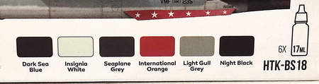 Zestaw farb akrylowych (US NAVY&USMC) | HTK-BS18 HATAKA