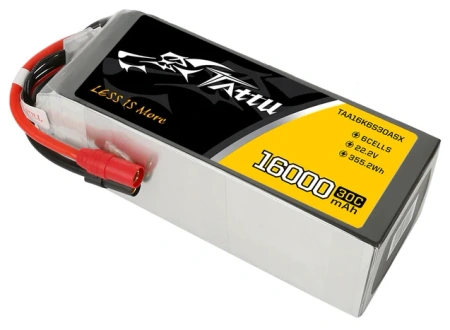 Akumulator LiPo 16000mAh 22,2V 30C 6S1P AS150+XT150 | TAA16K6S30ASX TATTU