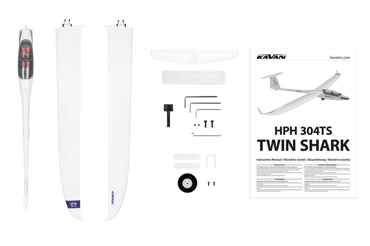 Motoszybowiec Kavan 304TS TwinShark 2700mm ARF Samolot Zdalnie Sterowany Model RC | KAV02.8077 pol_pl_Motoszybowiec-Kavan-304TS-TwinShark-2700mm-ARF-KAV02-8077-1016557_16